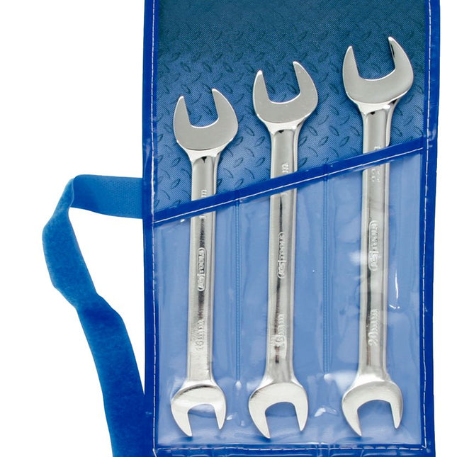 KS TOOLS CHROMEplus Doppel-Maulschlüssel-Satz, 3-tlg ( 518.0743 ) - Toolbrothers