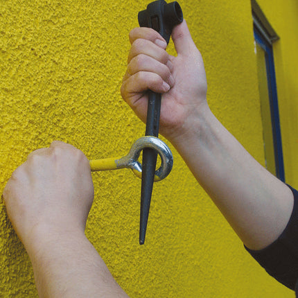 KS TOOLS Gerüstbauschlüssel, umschaltbar, 24x27mm ( 522.2427 ) - Toolbrothers