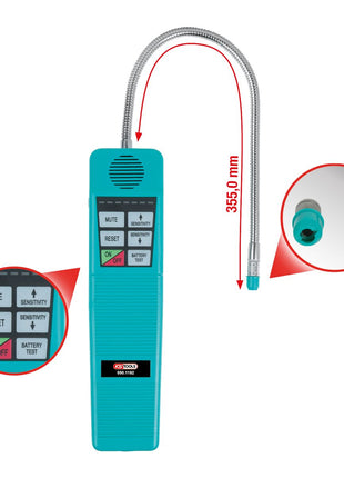 KS TOOLS Klimaanlagen-Lecksuchgerät ( 550.1192 ) - Toolbrothers