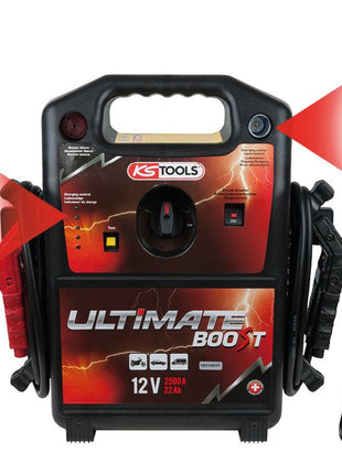 KS TOOLS 12 V Batterie-Booster, mobiles Starthilfegerät 850 A ( 550.1810 ) - Toolbrothers