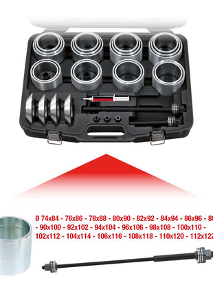 KS TOOLS Druck- und Zughülsen-Satz 46-tlg ( 700.1810 ) - Toolbrothers