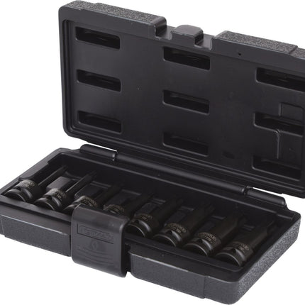 KS TOOLS 1/2" Kraft-Bit-Stecknuss-Satz Torx, 8-tlg, T30-T80, lang ( 911.0901 ) - Toolbrothers