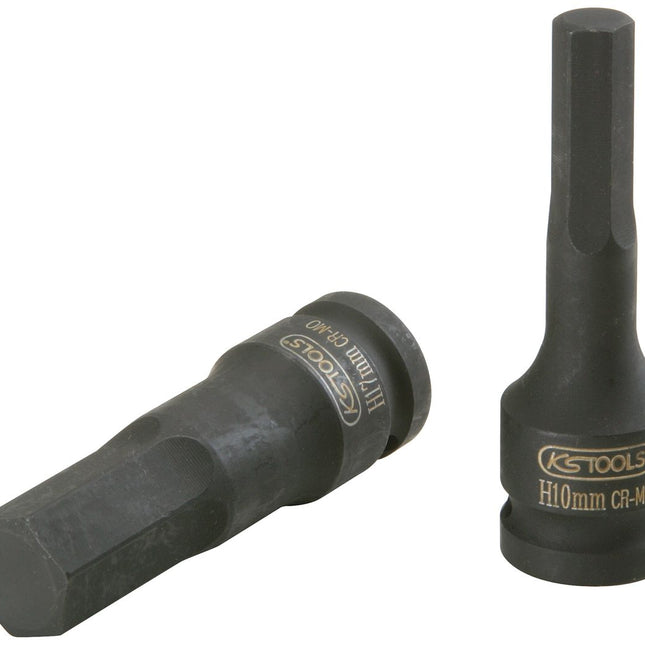 KS TOOLS 1/2" Kraft-Bit-Stecknuss Innensechskant, 19mm ( 911.0932 ) - Toolbrothers