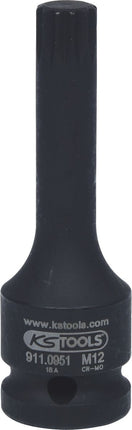 KS TOOLS 1/2' Bussola p.avvitatori ad impulsi p.viti XZN,lunga,M12 ( 911.0951 )