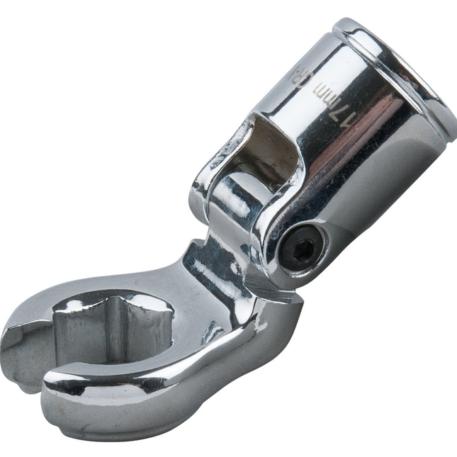 KS TOOLS 3/8" Gelenk-Ringschlüssel-Stecknuss, SW12 ( 911.1712 ) - Toolbrothers