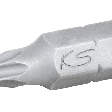 KS TOOLS Inserto 1/4' Torx, 25 mm, testa a sfera, T20, confezione da 5 ( 911.3394 )