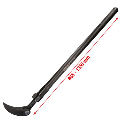 KS TOOLS Teleskop Gelenk-Rollkopf-Hebeleisen, 865-1350mm ( 911.8188 ) - Toolbrothers