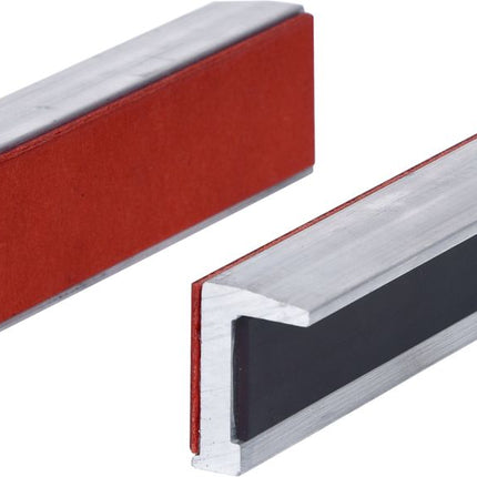 KS TOOLS Alu-Schraubstock-Schonbacken,Gummibesatz,140mm ( 914.0092 ) - Toolbrothers