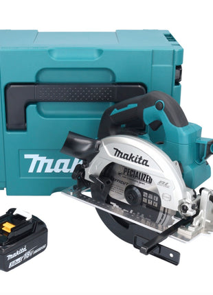 Makita DHS 661 F1JU Akku Handkreissäge 18 V 165 mm Brushless + 1x 3,0 Ah Akku + Makpac - ohne Ladegerät - Toolbrothers