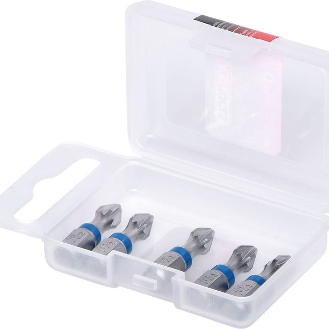 KS TOOLS 1/4" TORSIONpower Bit, 25mm, PZ2, 5er Pack ( 918.3211 ) - Toolbrothers