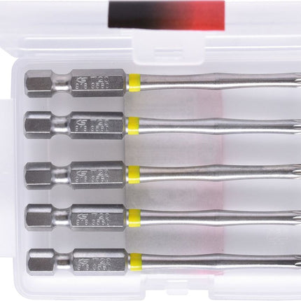 KS TOOLS 1/4" TORSIONpower Bit Torx, 75mm, T20, 5er Pack ( 918.3561 ) - Toolbrothers