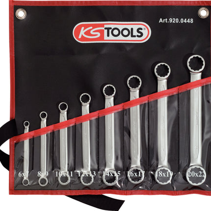 KS TOOLS ULTIMATEplus Doppel-Ringschlüssel-Satz, gerade, 8-tlg ( 920.0448 ) - Toolbrothers