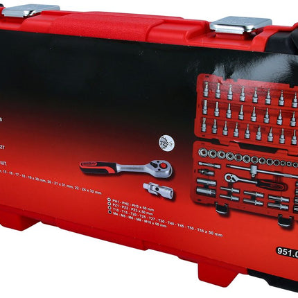 KS TOOLS 3/8" Steckschlüssel-Satz, 66-tlg ( 951.0666 ) - Toolbrothers