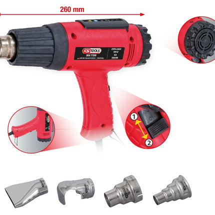 KS TOOLS Set pistola termica ( 960.1190 )