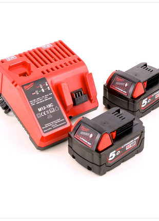 Milwaukee M18 FID 502X Akku Schlagschrauber Set 18 V Li-ion inkl. 2x 5Ah Akku, Ladegerät, Koffer - Toolbrothers