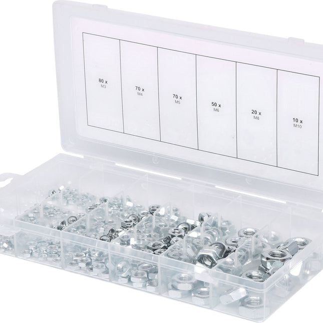 KS TOOLS Sortiment Muttern, metrisch, 300-tlg ( 970.0440 ) - Toolbrothers