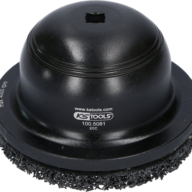 KS TOOLS Serie di pulizia per il mozzo ruota in alluminio Ø 150 mm, Ø interno 90 mm, 2 pz  ( 100.5080 )