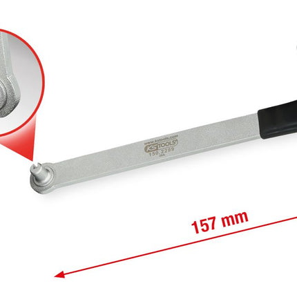 KS TOOLS Handbremsbacken-Haltefeder-Werkzeug für Mercedes ( 150.2299 ) - Toolbrothers