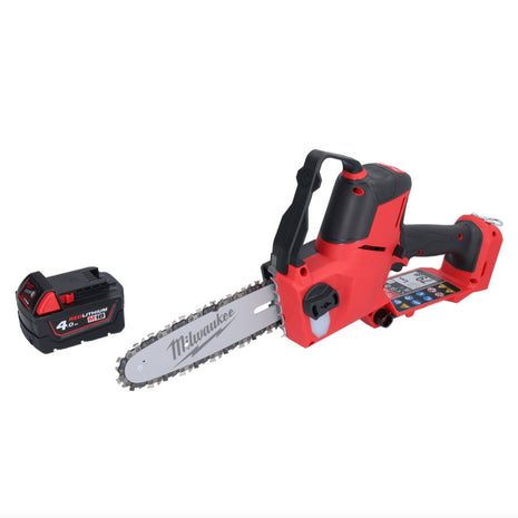 Sierra de podar a batería Milwaukee M18 FHS20-401 18 V 20 cm + 1x batería 4,0 Ah - sin cargador