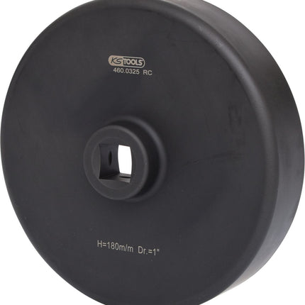 KS TOOLS 1" Achsmuttern-Schlüssel, 6-kant, kurz, 180mm ( 460.0325 ) - Toolbrothers