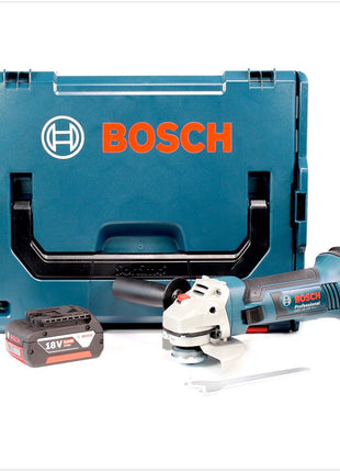 Bosch GWS 18-125 V-LI Akku Winkelschleifer 18V 125mm + 1x Akku 6,0Ah + L-Boxx - ohne Ladegerät - Toolbrothers