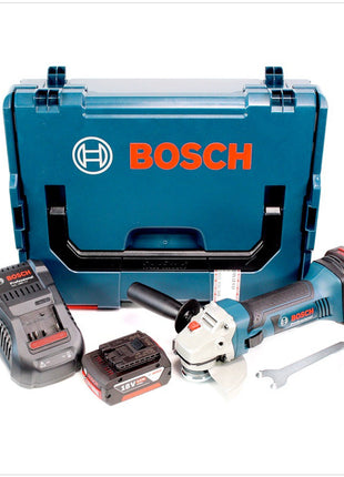 Bosch GWS 18-125 V-LI Akku Winkelschleifer 18V 125mm + 2x Akku 6,0Ah + Ladegerät + L-Boxx - Toolbrothers