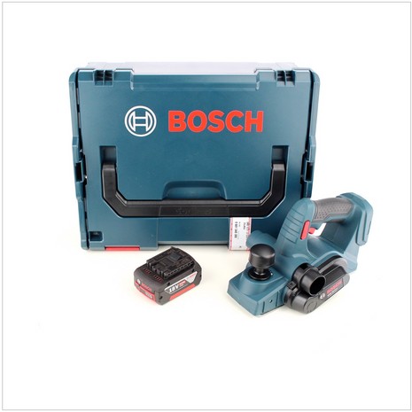 Bosch GHO 18 V-LI Akku Hobel 18V + 1x Akku 6,0Ah + L-Boxx - ohne Ladegerät - Toolbrothers