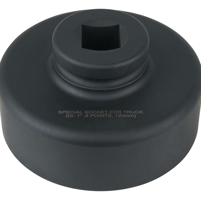 KS TOOLS 1" Achsmuttern-Schlüssel, 8-kant, kurz, 120 mm ( 460.3330 )