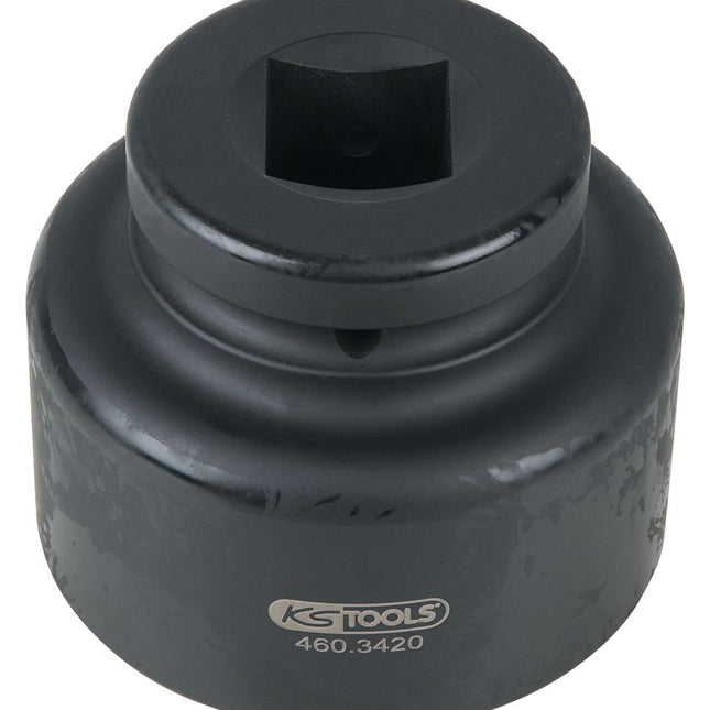 KS TOOLS 1' Chiave per dadi dell'asse, ottagonale, corta, 75 mm ( 460.3420 )