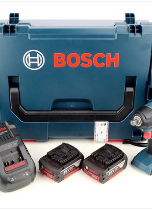 Bosch GDS 18 V-LI Professional Akku Drehschlagschrauber mit L-Boxx , Schnellladegerät und 2x GBA 6,0 Ah Akku - Toolbrothers