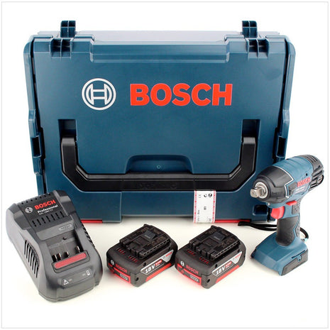 Bosch GDS 18 V-LI Professional Akku Drehschlagschrauber mit L-Boxx , Schnellladegerät und 2x GBA 6,0 Ah Akku - Toolbrothers