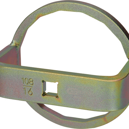 KS TOOLS 1/2' Chiave filtro dell'olio per Hino, Ø 108 mm / 16 superfici ( 460.4565 )