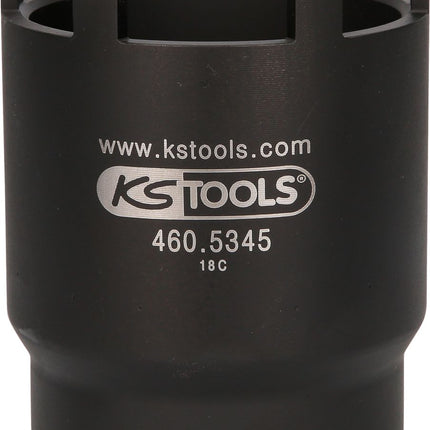 KS TOOLS 1" Nutmuttern-Schlüssel mit 6 Zapfen für Mercedes und MAN, Ø 77/84 mm ( 460.5345 ) - Toolbrothers