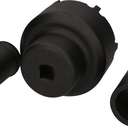KS TOOLS Nutmuttern-Schlüssel-Satz mit 2 Führungsrohren für Mercedes, Ø 113 mm , 3-tlg ( 460.5425 ) - Toolbrothers