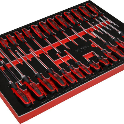 KS TOOLS Schraubendreher-Satz in Schaumstoffeinlage, 27-tlg ( 811.0027 ) - Toolbrothers