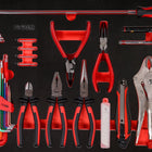 KS TOOLS Serie di pinze e chiavi maschio piegate nell'inserto in schiuma, 45 pz ( 811.0045 )