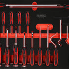 KS TOOLS Serie di giraviti e ganci nell'inserto in schiuma, 19 pz ( 811.1019 )