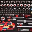 KS TOOLS 1/4'' + 1/2'' Steckschlüssel-Satz in Schaumstoffeinlage, 137-tlg ( 811.1137 ) - Toolbrothers