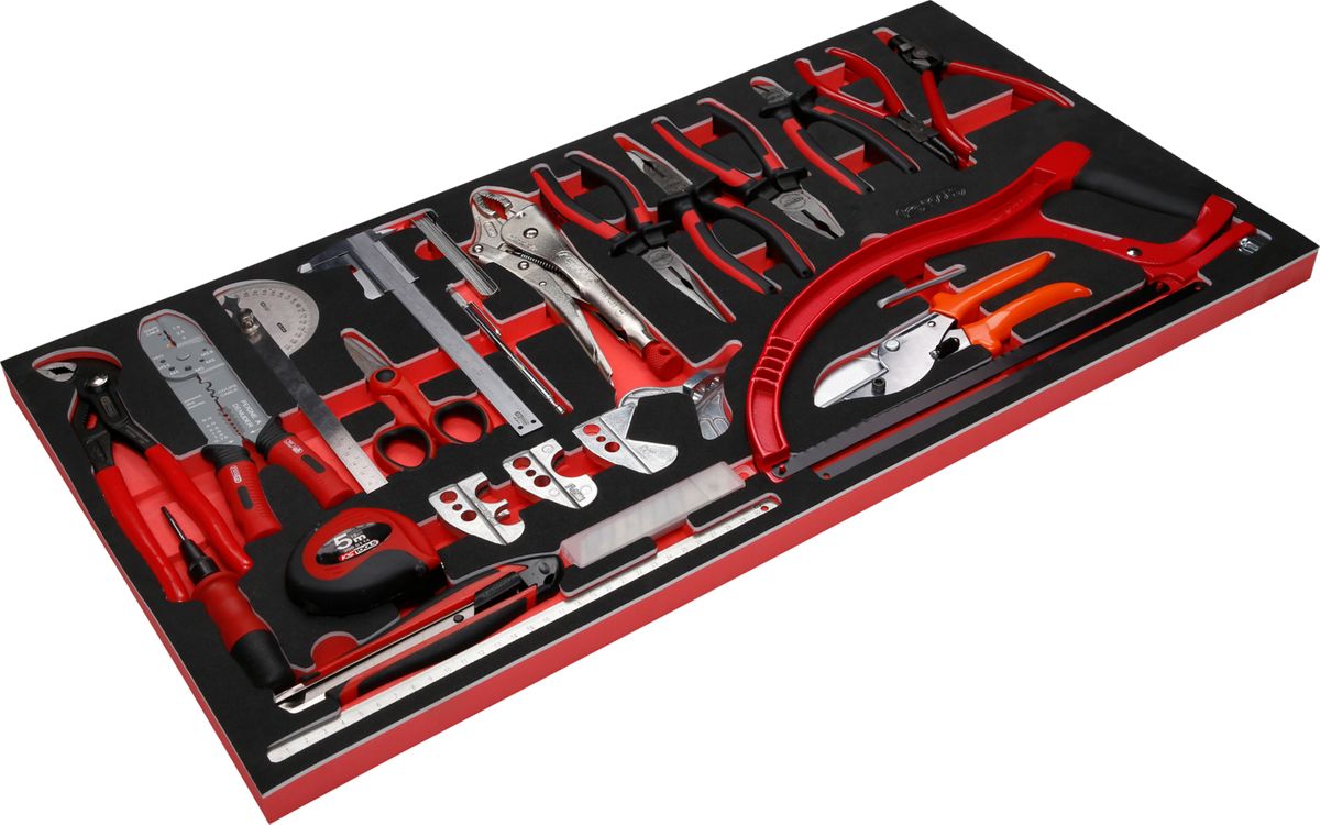 KS TOOLS Zangen- / und Messwerkzeug-Satz in Schaumstoffeinlage, 39-tlg ( 813.0030 ) - Toolbrothers