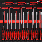 KS TOOLS Schraubendreher- / und Feilen-Satz in Schaumstoffeinlage, 42-tlg ( 813.0042 ) - Toolbrothers