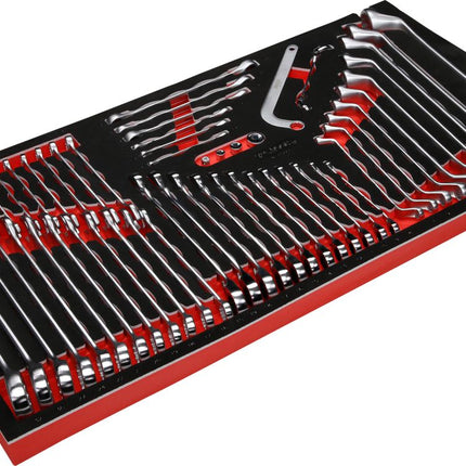 KS TOOLS Serie di chiavi per viti nell'inserto in schiuma, 55 pz ( 813.0055 )