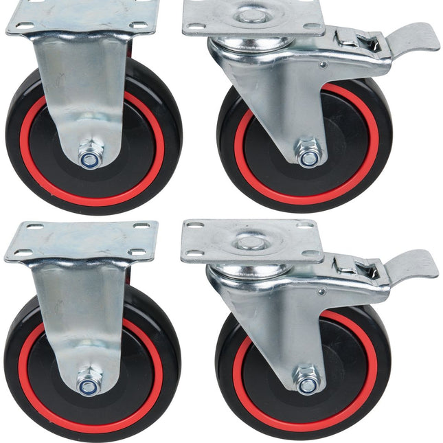 KS TOOLS RACINGline Lenk- und Laufrollensatz, inkl. Schrauben ( 826.9504 ) - Toolbrothers