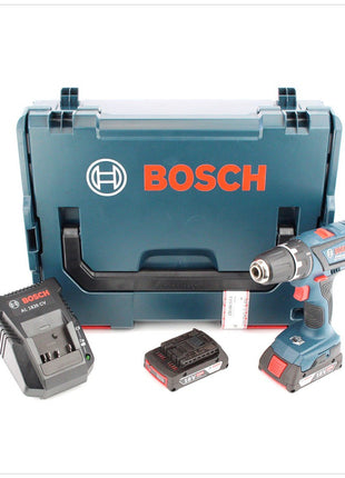 Bosch GSR 18-2-Li Plus Professional Akku Bohrschrauber mit 2 x 2 Ah GBA Akkus + AL1820CV Ladegerät + L-Boxx - Toolbrothers