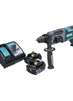 Makita DHR 241 RF Akku Bohrhammer 18 V 2,0 J SDS plus + 2x Akku 3,0 Ah + Ladegerät - Toolbrothers