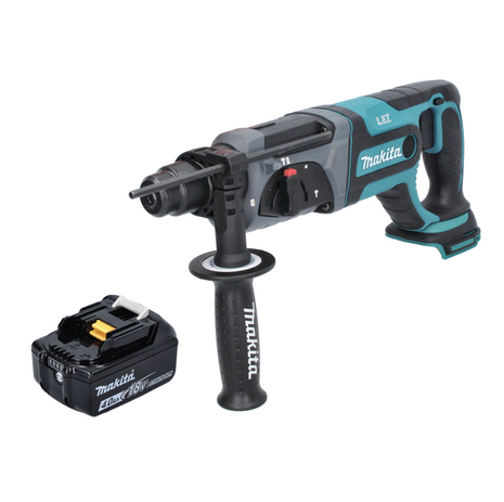 Makita DHR 241 M1 Akku Bohrhammer 18 V 2,0 J SDS plus + 1x Akku 4,0 Ah - ohne Ladegerät - Toolbrothers