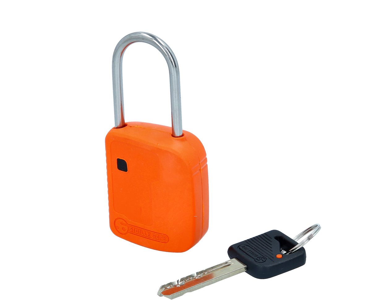 KS TOOLS Absperr-Vorhängeschloss, orange, Metall, 38 mm ( 117.0218 )