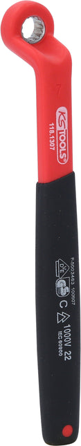KS TOOLS Chiave poligonale isolata, piegata, 7 mm ( 118.1307 )
