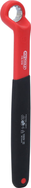 KS TOOLS Chiave poligonale isolata, piegata, 16 mm ( 118.1316 )