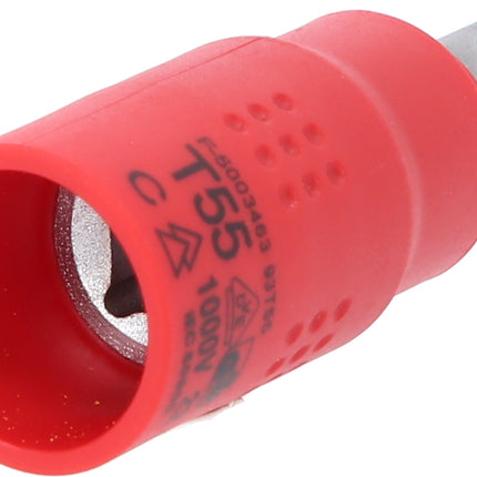 KS TOOLS 3/8" Isolierte Bit-Stecknuss Torx, T55, 60mm ( 118.3819 ) - Toolbrothers