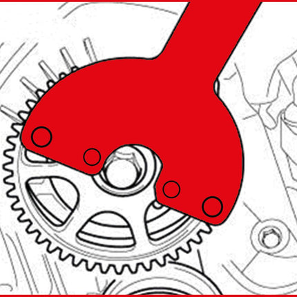 KS TOOLS Gegenhalter Audi / Volkswagen ( 150.1244 ) - Toolbrothers